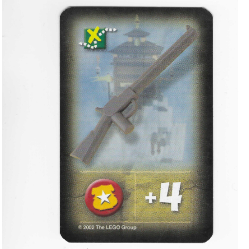 Visuel indicatif Rebrickable de Carte à collectionner, Orient, Objets - Fusil (Trading Card, Orient, Items - Rifle)