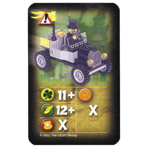 Visuel indicatif Rebrickable de Carte à collectionner, Orient, Risques - Lord Sinister's Car (Trading Card, Orient, Hazards - Lord Sinister's Car)