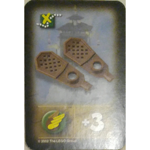 Visuel indicatif Rebrickable de Carte à collectionner, Orient, Articles - Raquettes à neige (Trading Card, Orient, Items - Snowshoes)