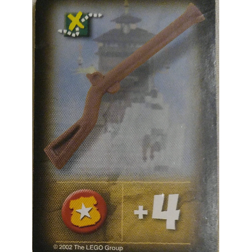 Visuel indicatif Rebrickable de Carte à collectionner, objets - mousket (Trading Card, Orient, Items - Musket)