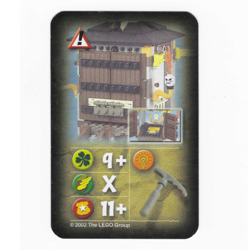Visuel indicatif Rebrickable de Carte à collectionner, Orient, Risques - portes ouvertes (Trading Card, Orient, Hazards - Open Doors)