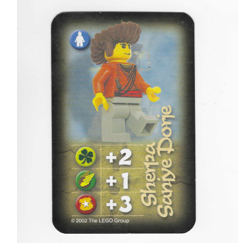 Visuel indicatif Rebrickable de Carte à collectionner, Orient, Héros - Sherpa Sanjye Dorje (Trading Card, Orient, Heroes - Sherpa Sanjye Dorje)