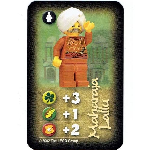 Visuel indicatif Rebrickable de Cartes à collectionner - maharaja lallu (Trading Card, Orient, Baddies - Maharaja Lallu)