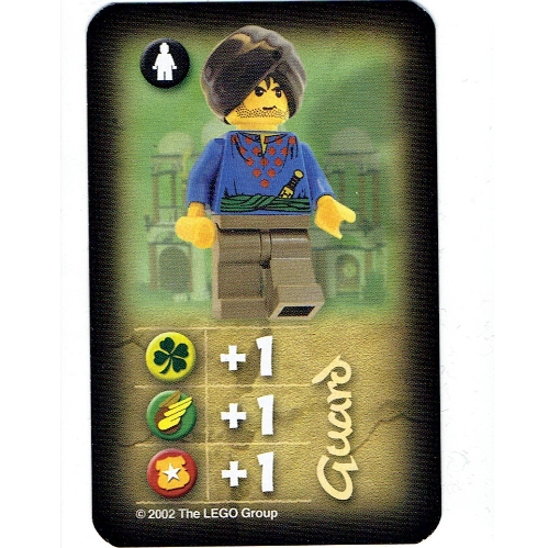 Visuel indicatif Rebrickable de Carte à collectionner, Orient, Baddies - Garde (Trading Card, Orient, Baddies - Guard)