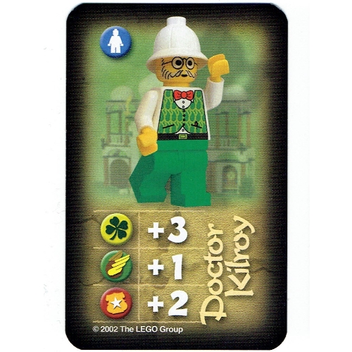Visuel indicatif Rebrickable de Carte à collectionner, Orient, Héros - Dr. Kilroy (Trading Card, Orient, Heroes - Dr. Kilroy)
