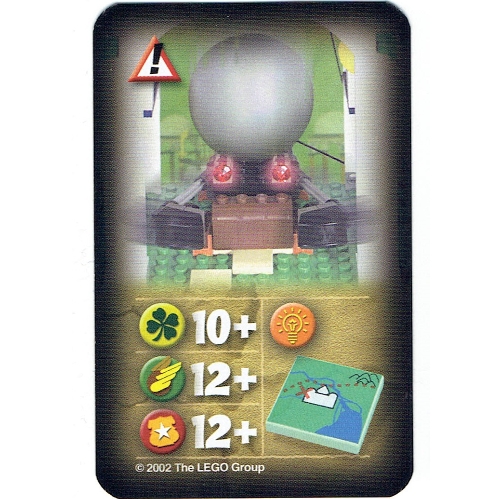 Visuel indicatif Rebrickable de Carte à collectionner, orient, dangers - boule de scorpion (Trading Card, Orient, Hazards - Scorpion Ball)