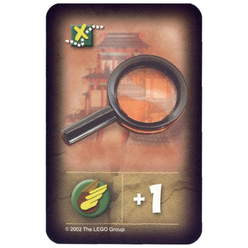 Visuel indicatif Rebrickable de Carte à collectionner, Orient, Objets - Loupe (Trading Card, Orient, Items - Magnifying Glass)