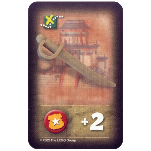 Visuel indicatif Rebrickable de Carte à collectionner, objets - cutlass (Trading Card, Orient, Items - Cutlass)