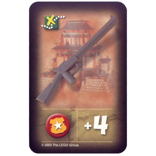 Visuel indicatif Rebrickable de Carte à collectionner, Orient, Objets - Fusil (Chine) (Trading Card, Orient, Items - Rifle (China))