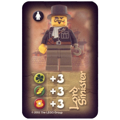 Visuel indicatif Rebrickable de Carte à collectionner, Orient, Baddies - Lord Sinister (Chine) (Trading Card, Orient, Baddies - Lord Sinister (China))