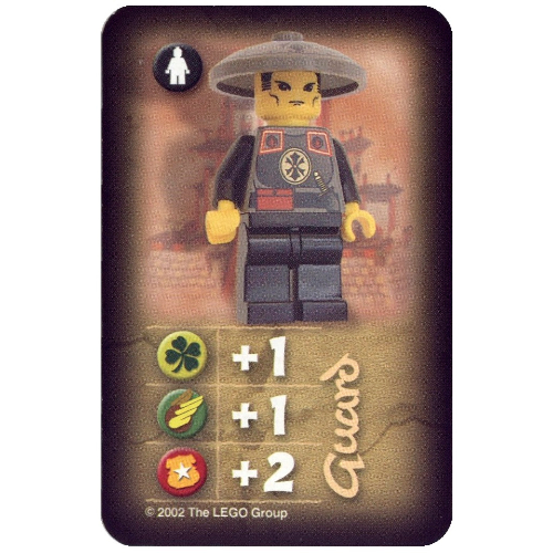 Visuel indicatif Rebrickable de Carte à collectionner, Orient, Baddies - Garde (Trading Card, Orient, Baddies - Guard)