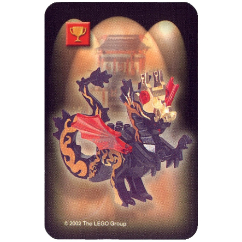 Visuel indicatif Rebrickable de Carte à collectionner, orient, prix - dragon d'or (Trading Card, Orient, Prizes - Golden Dragon)