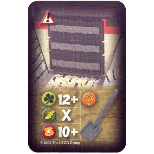 Visuel indicatif Rebrickable de Carte à collectionner, orient, dangers - dragon forteresse porte latérale (Trading Card, Orient, Hazards - Dragon Fortress Side Door)