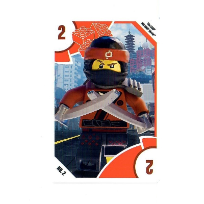 Visuel indicatif Rebrickable de Carte à collectionner, jouets 'R' nous - le film LEGO Ninjago - 2 Kai (Trading Card, Toys 'R' Us - The LEGO Ninjago Movie - 2 Kai)