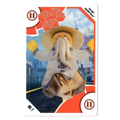 Visuel indicatif Rebrickable de Carte à collectionner, jouets 'R' nous - le film LEGO Ninjago - ii meister wu (Trading Card, Toys 'R' Us - The LEGO Ninjago Movie - II Meister Wu)