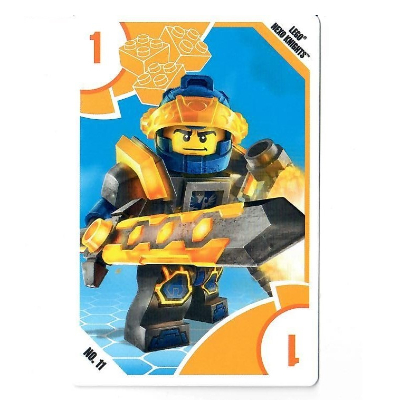 Visuel indicatif Rebrickable de Carte à collectionner, jouets 'R' us - Nexo Knights - 1 Clay (Trading Card, Toys 'R' Us - Nexo Knights - 1 Clay)