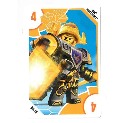 Visuel indicatif Rebrickable de Carte à collectionner, Jouets 'R' Us - Nexo Knights - 4 Axl (Trading Card, Toys 'R' Us - Nexo Knights - 4 Axl)
