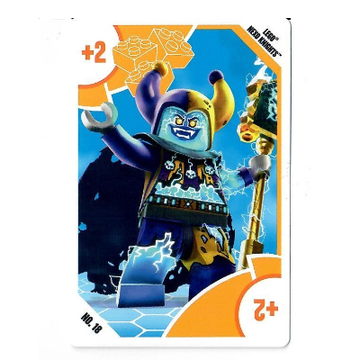 Visuel indicatif Rebrickable de Carte à collectionner, Jouets 'R' Us - Nexo Knights - +2 Jestro (Trading Card, Toys 'R' Us - Nexo Knights - +2 Jestro)