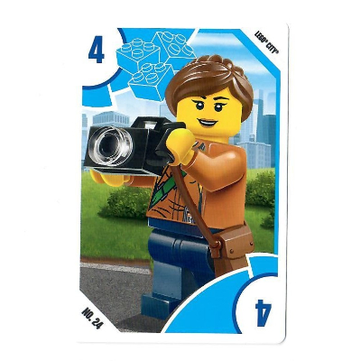 Visuel indicatif Rebrickable de Carte à collectionner, Jouets 'R' Us - Ville - 4 Photographe (Trading Card, Toys 'R' Us - City - 4 Photographer)
