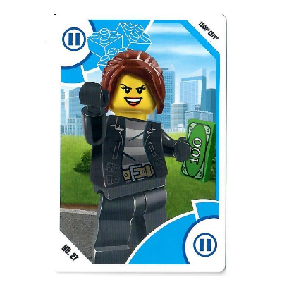 Visuel indicatif Rebrickable de Carte à collectionner, Jouets 'R' Us - Ville - II Voleur (Trading Card, Toys 'R' Us - City - II Thief)
