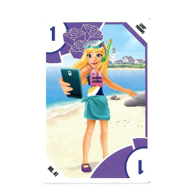 Visuel indicatif Rebrickable de Carte à collectionner, Jouets 'R' Us - Friends - 1 Stephanie (Trading Card, Toys 'R' Us - Friends - 1 Stephanie)
