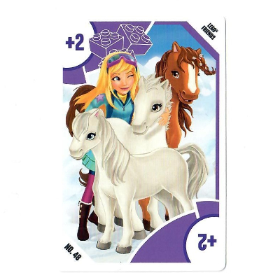 Visuel indicatif Rebrickable de Carte à collectionner, Jouets 'R' Us - Friends - +2 Chevaux (Trading Card, Toys 'R' Us - Friends - +2 Horses)