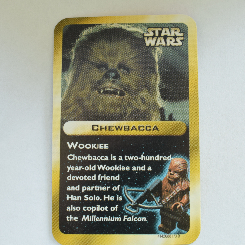 Visuel indicatif Rebrickable de Carte d'affichage, Chewbacca (Display Card, Chewbacca)