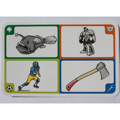 Visuel indicatif Rebrickable de Carte de jeu, créationniste, 97 Piranha (Game Card, Creationary, 97 Piranha)