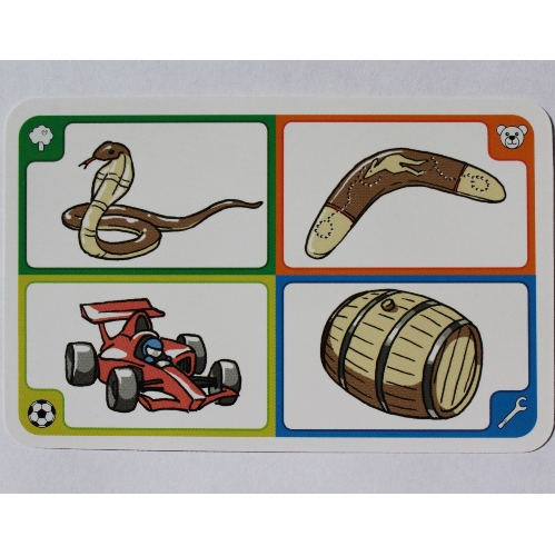 Visuel indicatif Rebrickable de Carte de jeu, créateur, 100 Cobra (Game Card, Creationary, 100 Cobra)