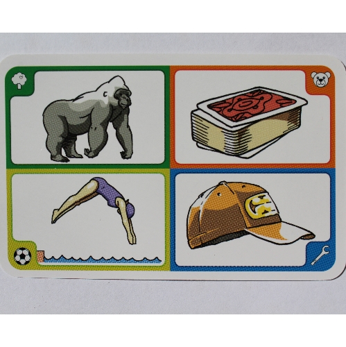 Visuel indicatif Rebrickable de Carte de jeu, Créationnaire, 103 Gorille (Game Card, Creationary, 103 Gorilla)