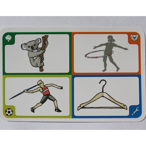 Visuel indicatif Rebrickable de Carte de jeu, Créationnaire, 106 Koala (Game Card, Creationary, 106 Koala)