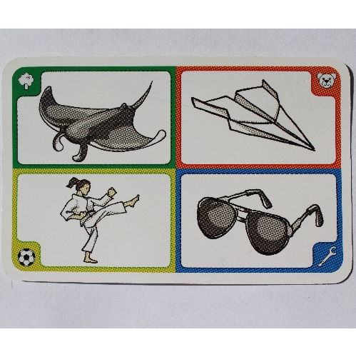 Visuel indicatif Rebrickable de Carte de jeu, créationniste, 107 Manta Ray (Game Card, Creationary, 107 Manta Ray)