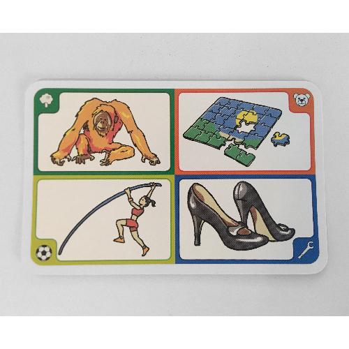 Visuel indicatif Rebrickable de Carte de jeu, créationnaire, 108 orang-outan (Game Card, Creationary, 108 Orangutan)