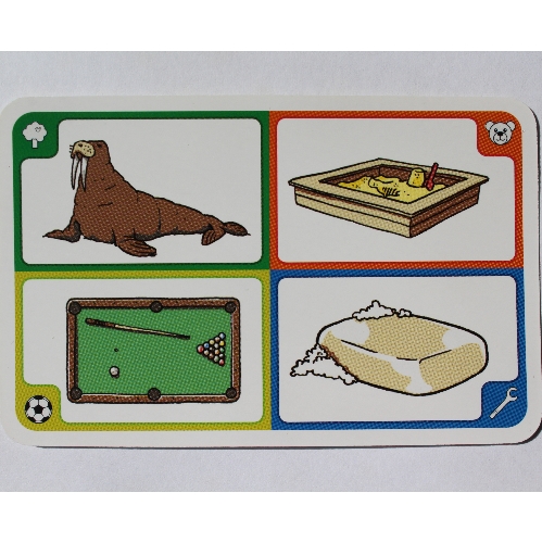 Visuel indicatif Rebrickable de Carte de jeu, création, 110 morse (Game Card, Creationary, 110 Walrus)