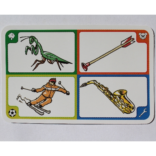Visuel indicatif Rebrickable de Carte de jeu, créationniste, 112 (Game Card, Creationary, 112 Praying Mantis)
