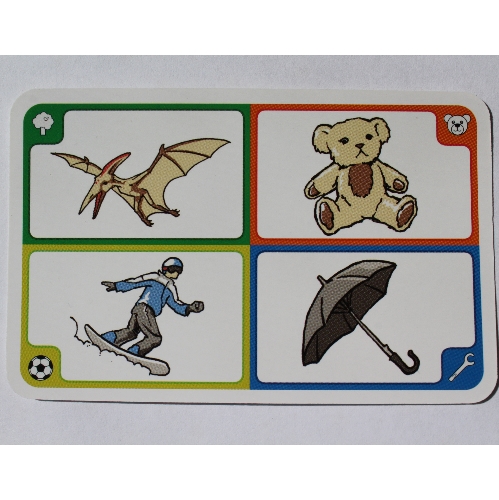 Visuel indicatif Rebrickable de Carte de jeu, créationnaire, 113 ptéranodon (Game Card, Creationary, 113 Pteranodon)
