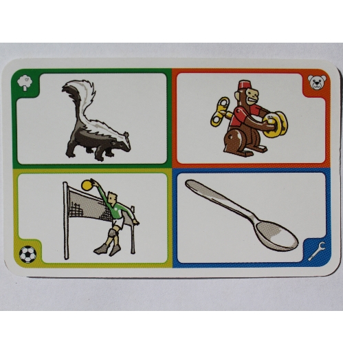 Visuel indicatif Rebrickable de Carte de jeu, créateur, 115 Skunk (Game Card, Creationary, 115 Skunk)