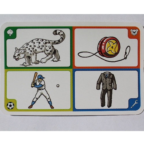 Visuel indicatif Rebrickable de Carte de jeu, créationnaire, 116 léopard des neiges (Game Card, Creationary, 116 Snow Leopard)