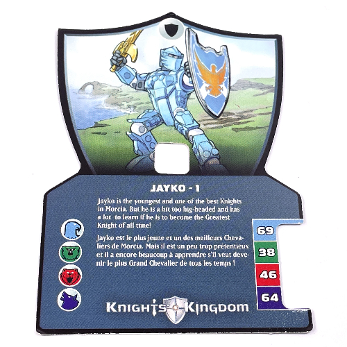 Visuel indicatif Rebrickable de Carte à collectionner, royaume des chevaliers ii, jayko - 1 (Trading Card, Knights Kingdom II, Jayko - 1)