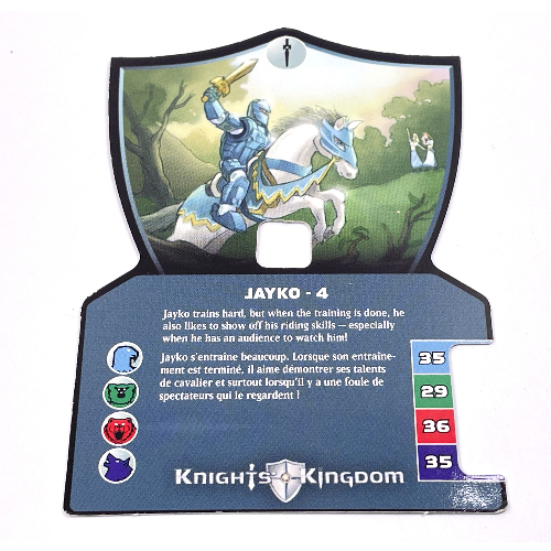Visuel indicatif Rebrickable de Carte à collectionner, chevaliers royaume ii, jayko - 4 (Trading Card, Knights Kingdom II, Jayko - 4)