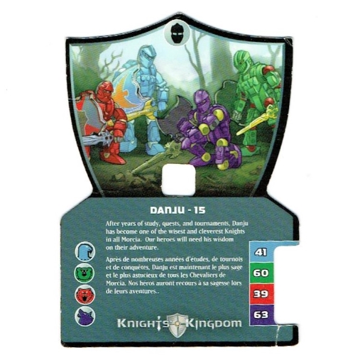 Visuel indicatif Rebrickable de Carte à collectionner, royaume des chevaliers ii, danju - 15 (Trading Card, Knights Kingdom II, Danju - 15)