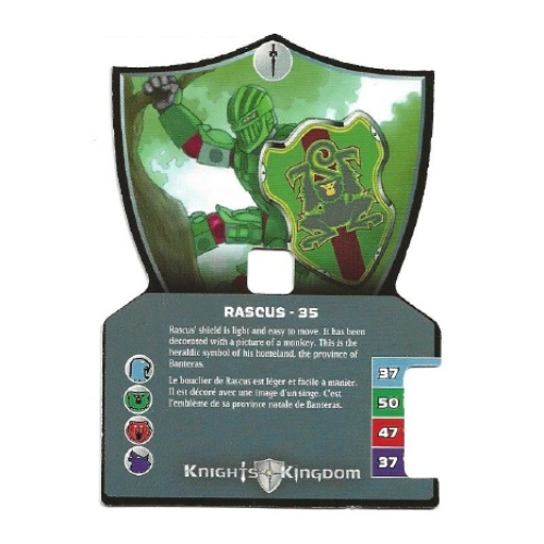Visuel indicatif Rebrickable de Carte à collectionner, chevaliers royaume ii, rascus - 35 (Trading Card, Knights Kingdom II, Rascus - 35)