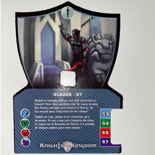 Visuel indicatif Rebrickable de Carte à collectionner, chevaliers royaume ii, vladek - 37 (Trading Card, Knights Kingdom II, Vladek - 37)