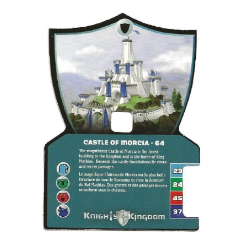 Visuel indicatif Rebrickable de Carte à collectionner, chevaliers royaume ii, château de morcia - 64 (Trading Card, Knights Kingdom II, Castle Of Morcia - 64)