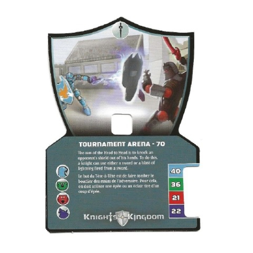 Visuel indicatif Rebrickable de Carte à collectionner, chevaliers royaume ii, arène de tournoi - 70 (Trading Card, Knights Kingdom II, Tournament Arena - 70)