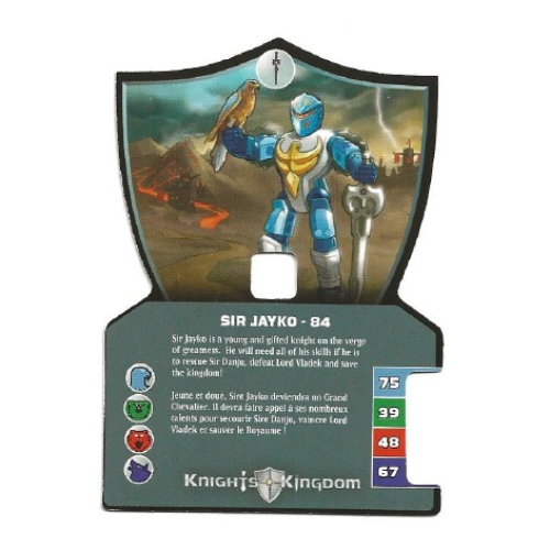 Visuel indicatif Rebrickable de Carte à collectionner, royaume des chevaliers ii, sir jayko - 84 (Trading Card, Knights Kingdom II, Sir Jayko - 84)