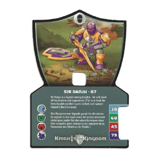 Visuel indicatif Rebrickable de Carte à collectionner, chevaliers royaume ii, sir danju - 87 (Trading Card, Knights Kingdom II, Sir Danju - 87)