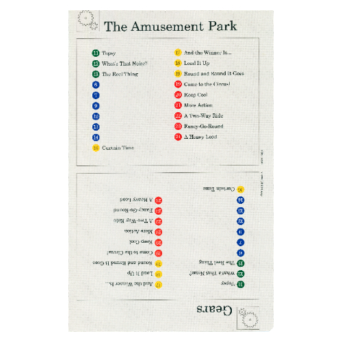 Visuel indicatif Rebrickable de Carte d'activité, Set 9603, Index 04 - Le parc d'attractions et les engins (Activity Card, Set 9603, Index 04 - The Amusement Park & Gears)