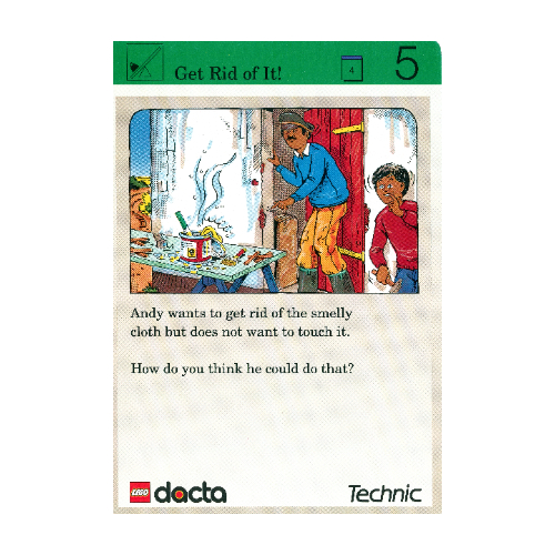 Visuel indicatif Rebrickable de Carte d'activité, coffret 9603, Exploration 05 - Débarrassez-vous-en! (Activity Card, Set 9603, Exploration 05 - Get Rid of It!)