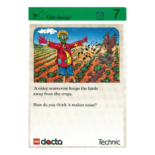 Visuel indicatif Rebrickable de Carte d'activité, coffret 9603, Exploration 07 - Partez ! (Activity Card, Set 9603, Exploration 07 - Get Away!)